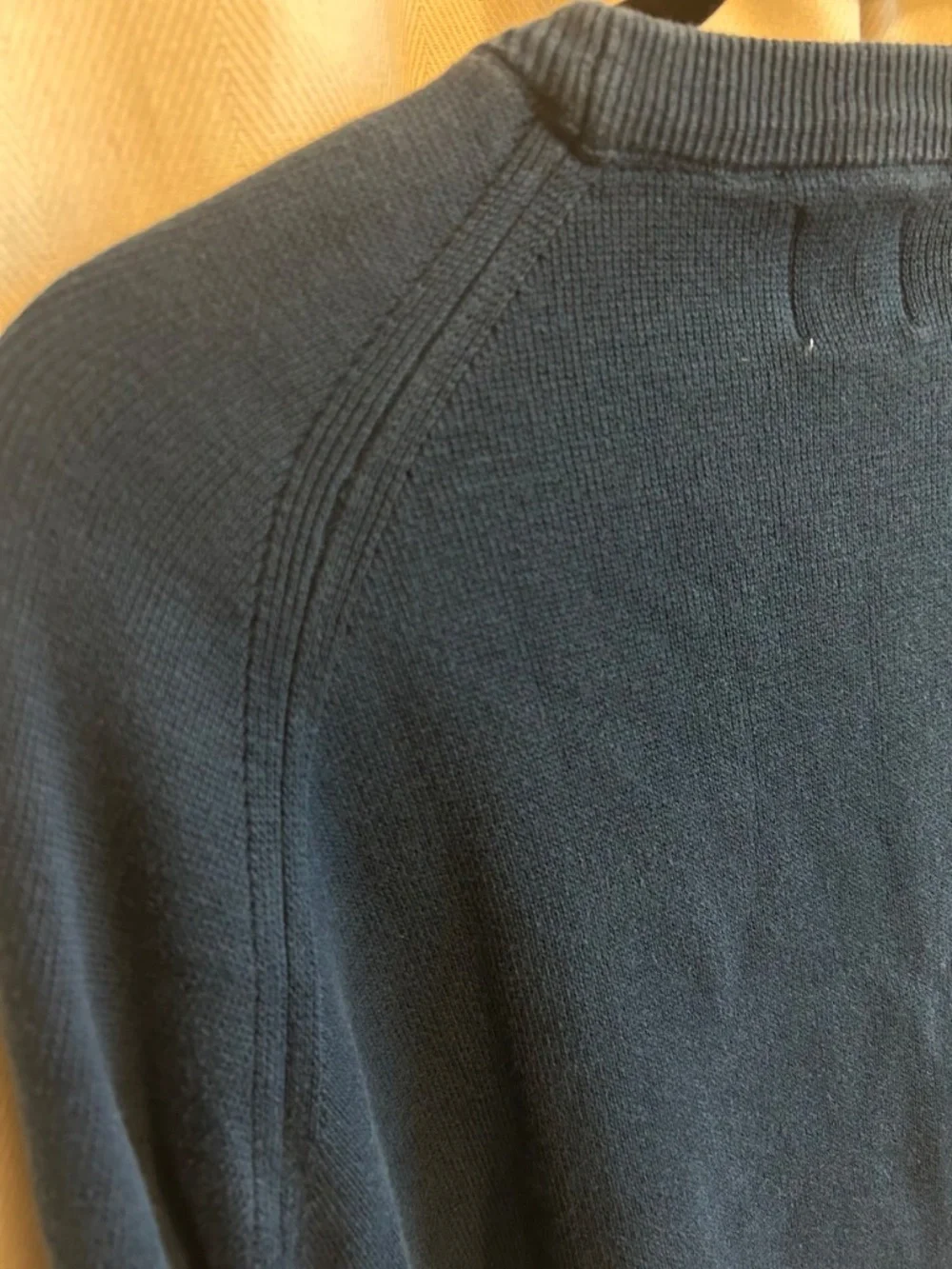 Zara Men's Teal Crew Neck Pullover Sweater | Lightweight Knit | Size L